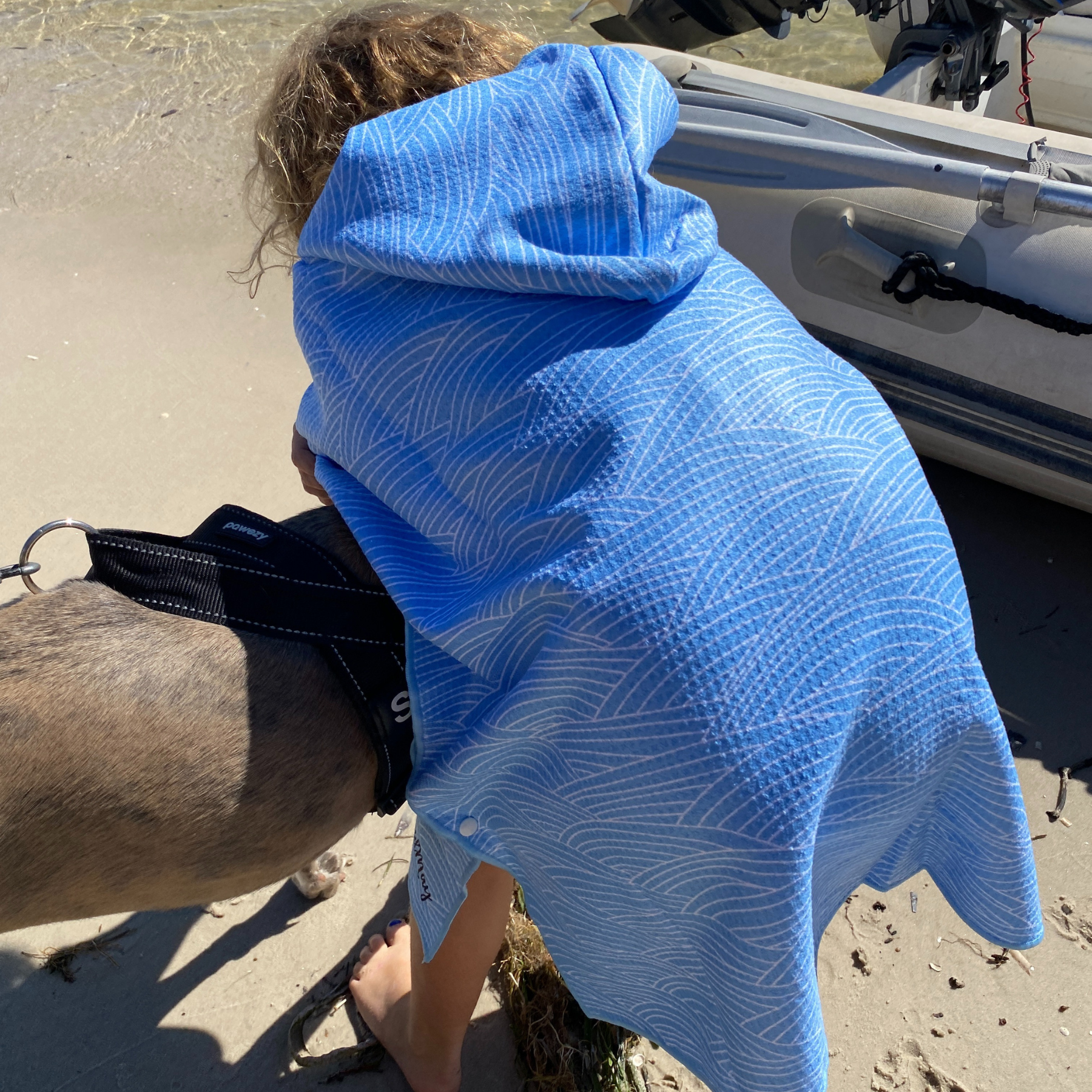 Ocean Swell | Kids Hooded Sand Free Beach Towel
