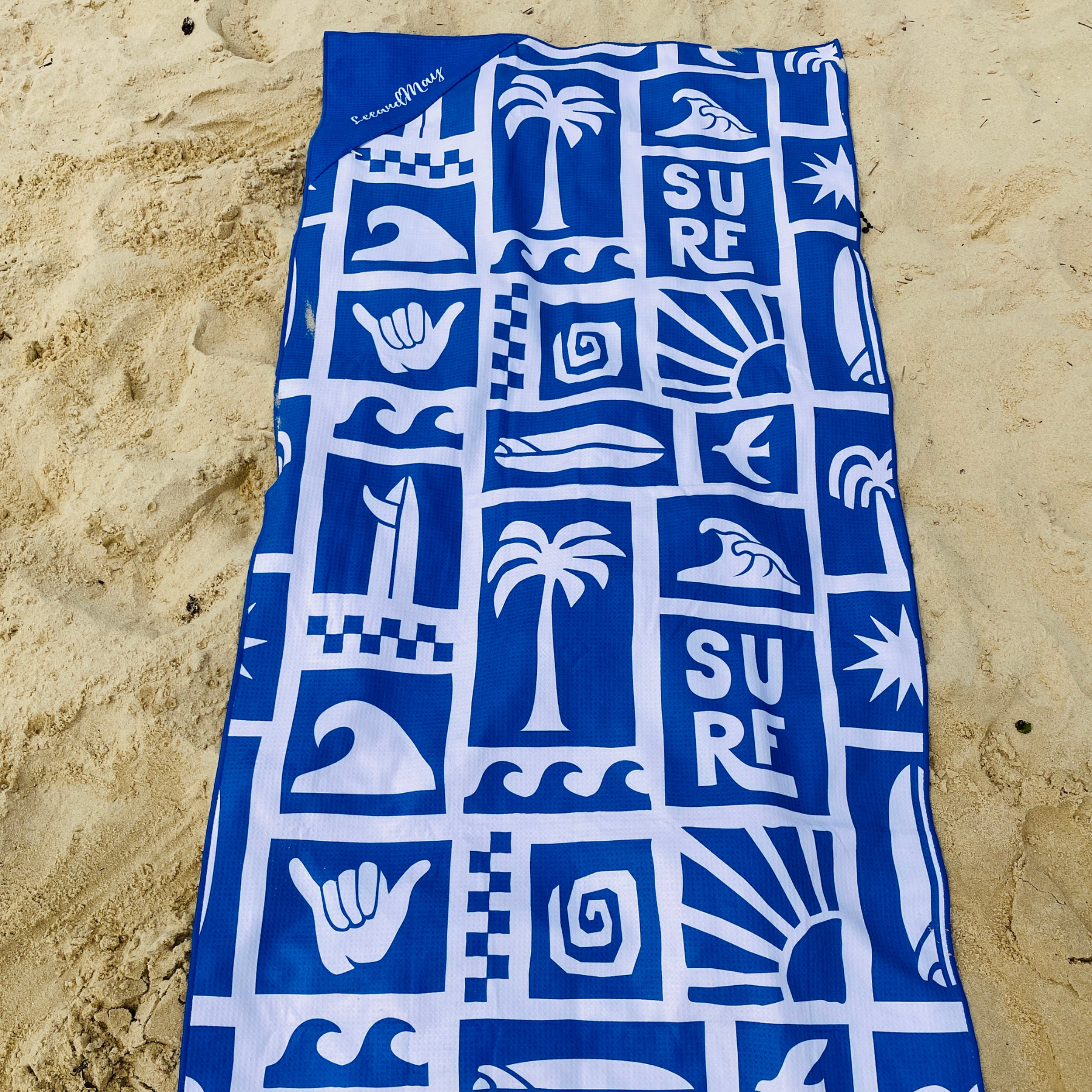 Surfs Up | Sand Free Beach Towel | Lee and May