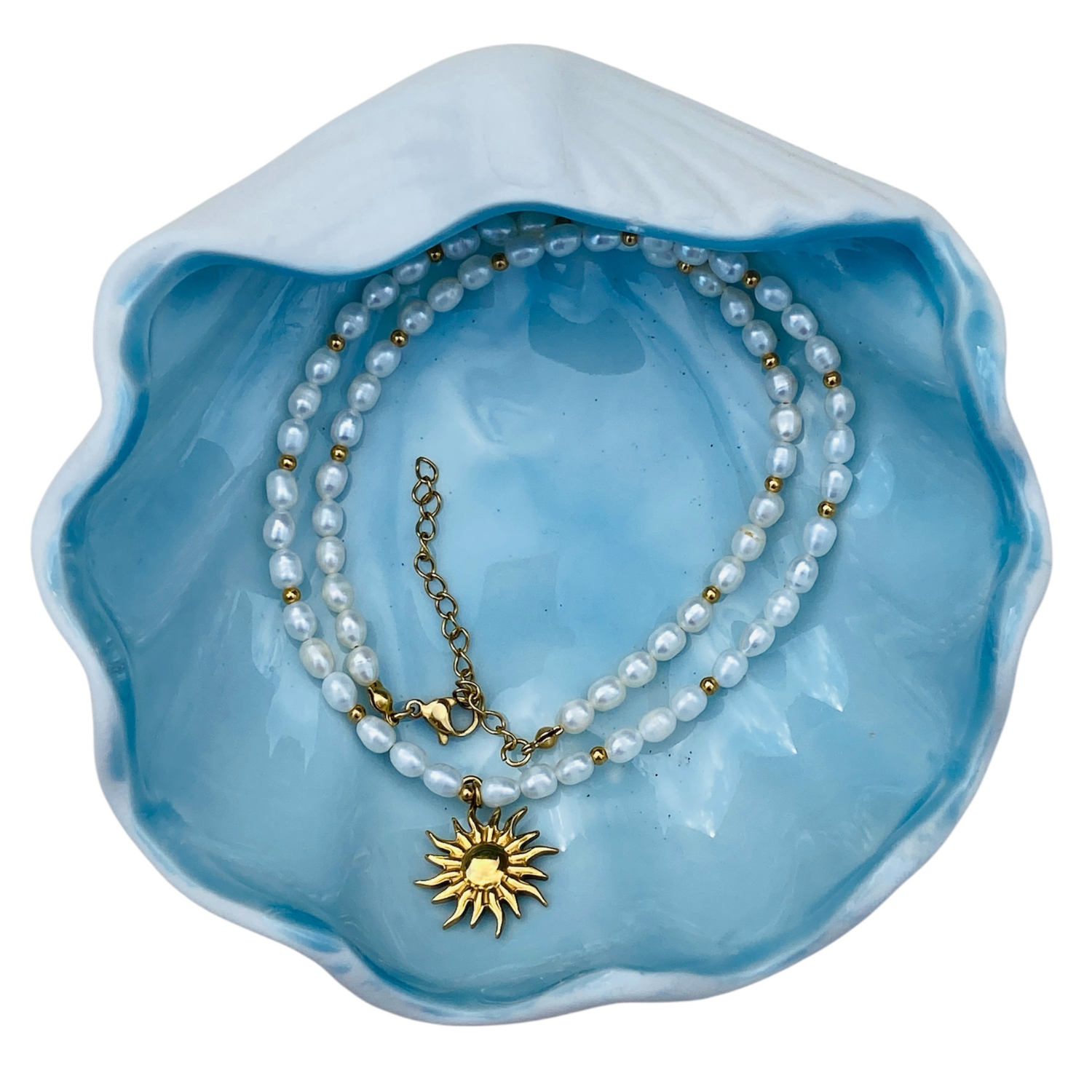 Sunstruck Pearl Necklace