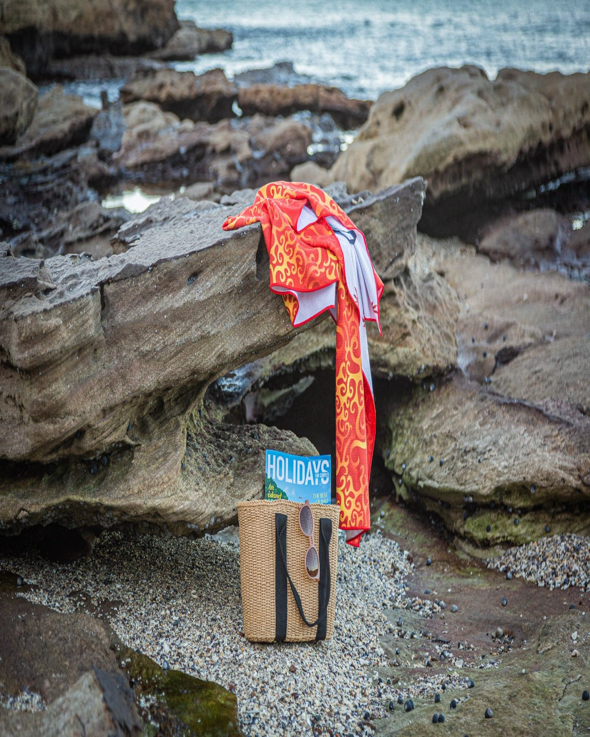 Heat Wave | Sand Free, Quick Dry Beach Towel | Lee and May