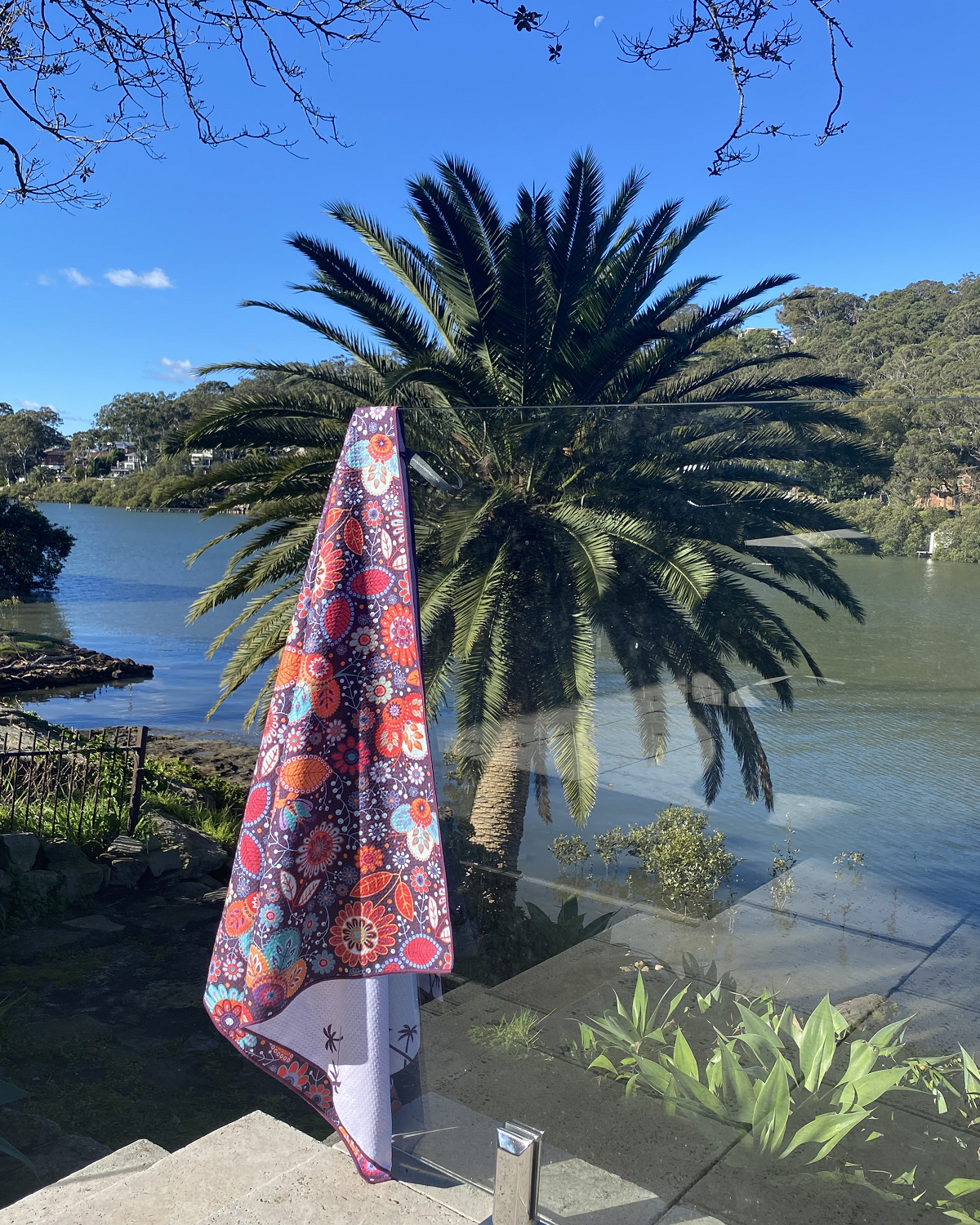 Bloom | Sand Free, Travel Light Beach Towel | Lee and May
