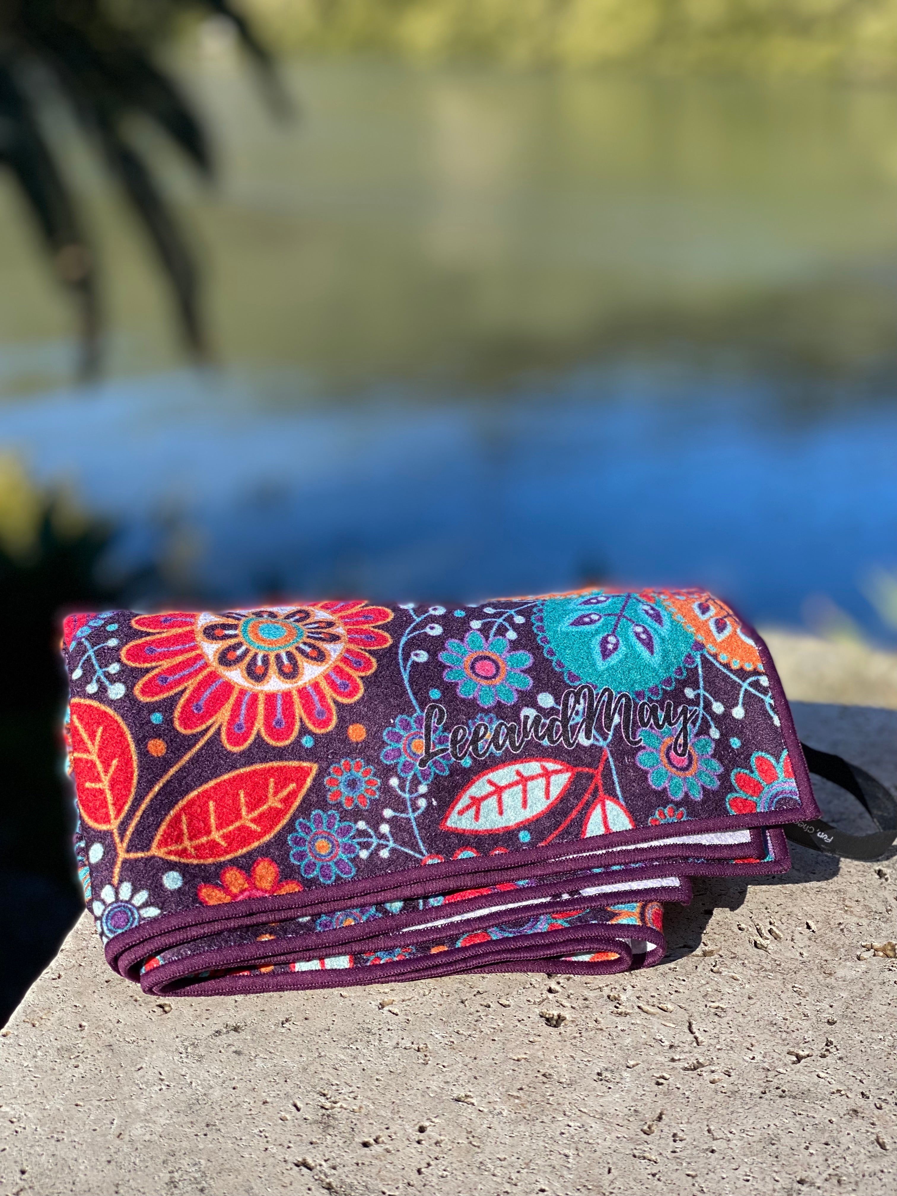 Bloom | Sand Free, Travel Light Beach Towel | Lee and May