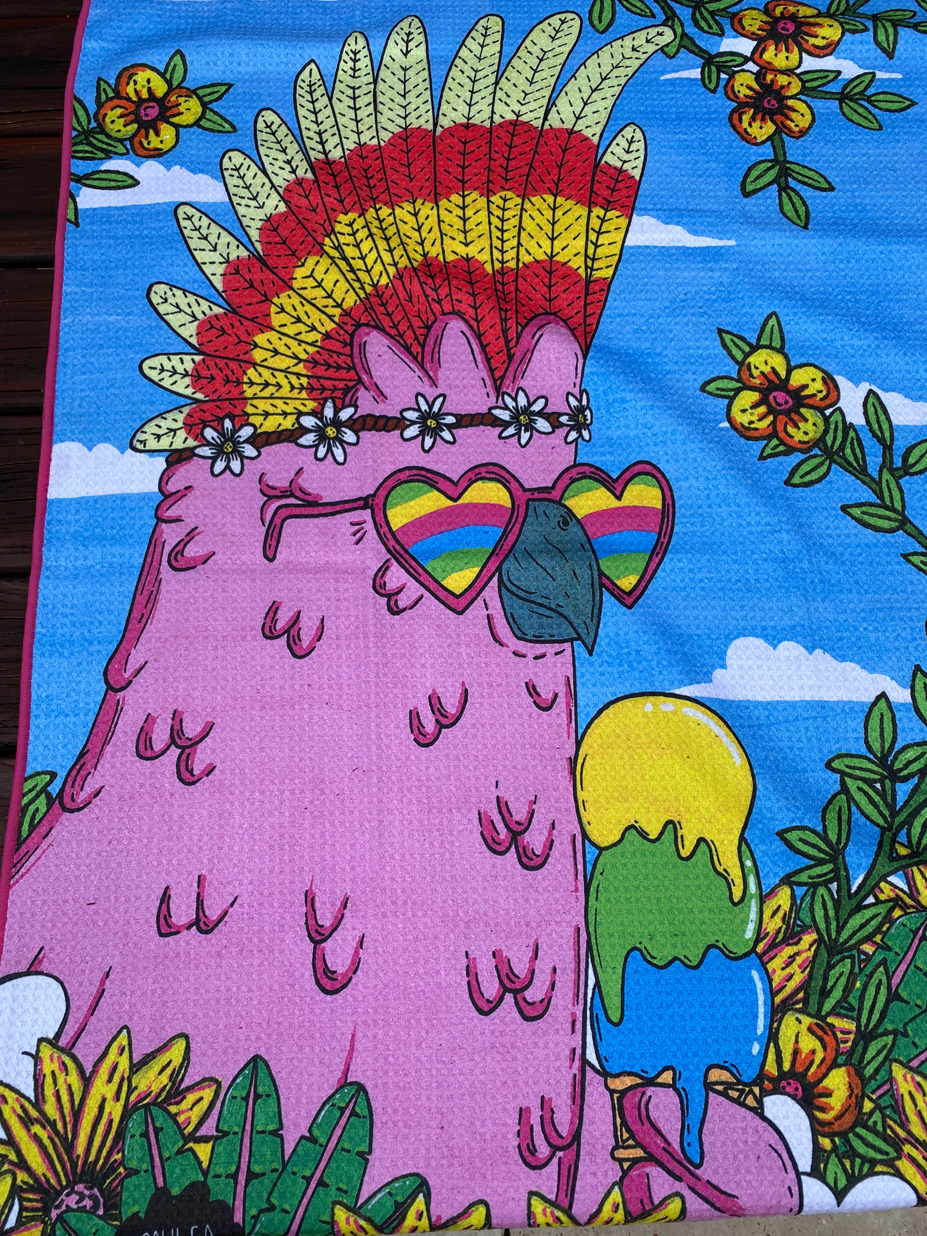 Awesome Three - Mulga Design | Sand Free Beach Towel
