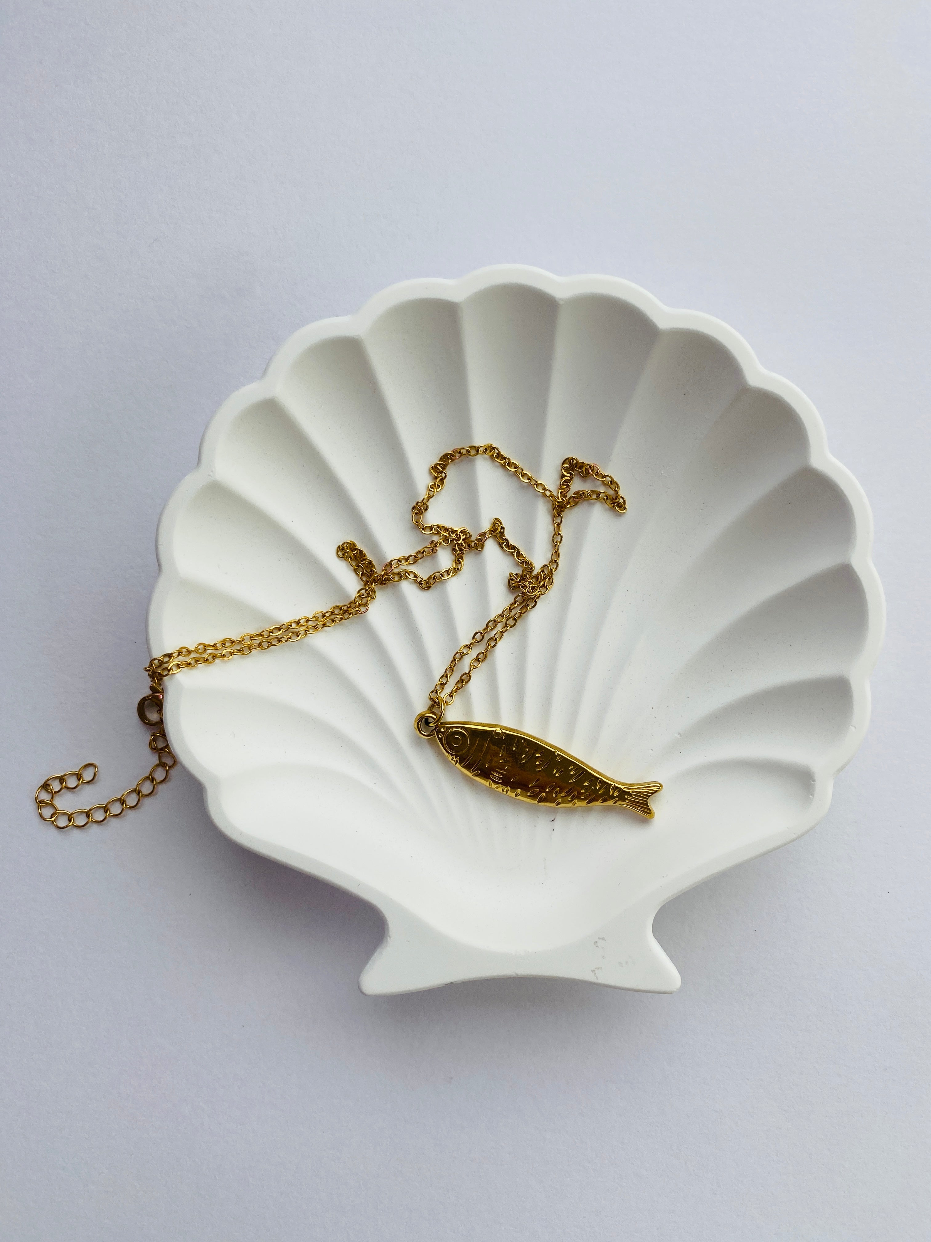 Tidebound Fish Necklace