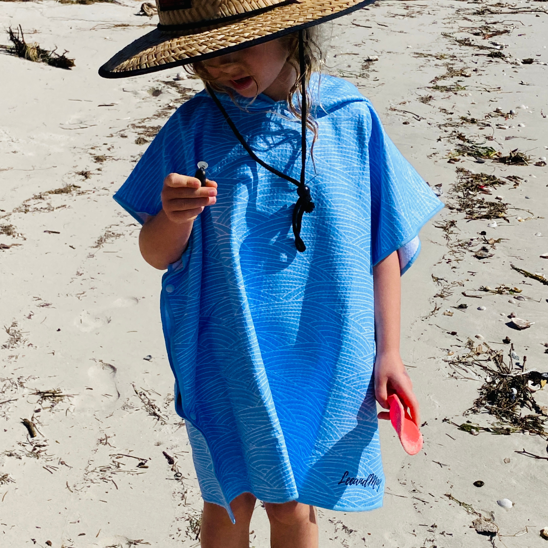 Ocean Swell | Kids Hooded Sand Free Beach Towel