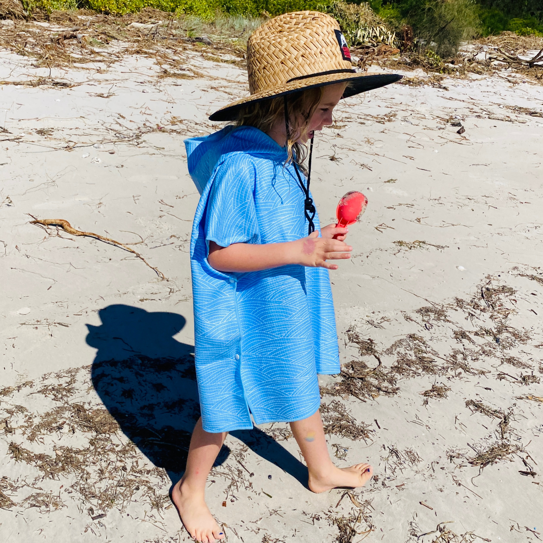 Ocean Swell | Kids Hooded Sand Free Beach Towel