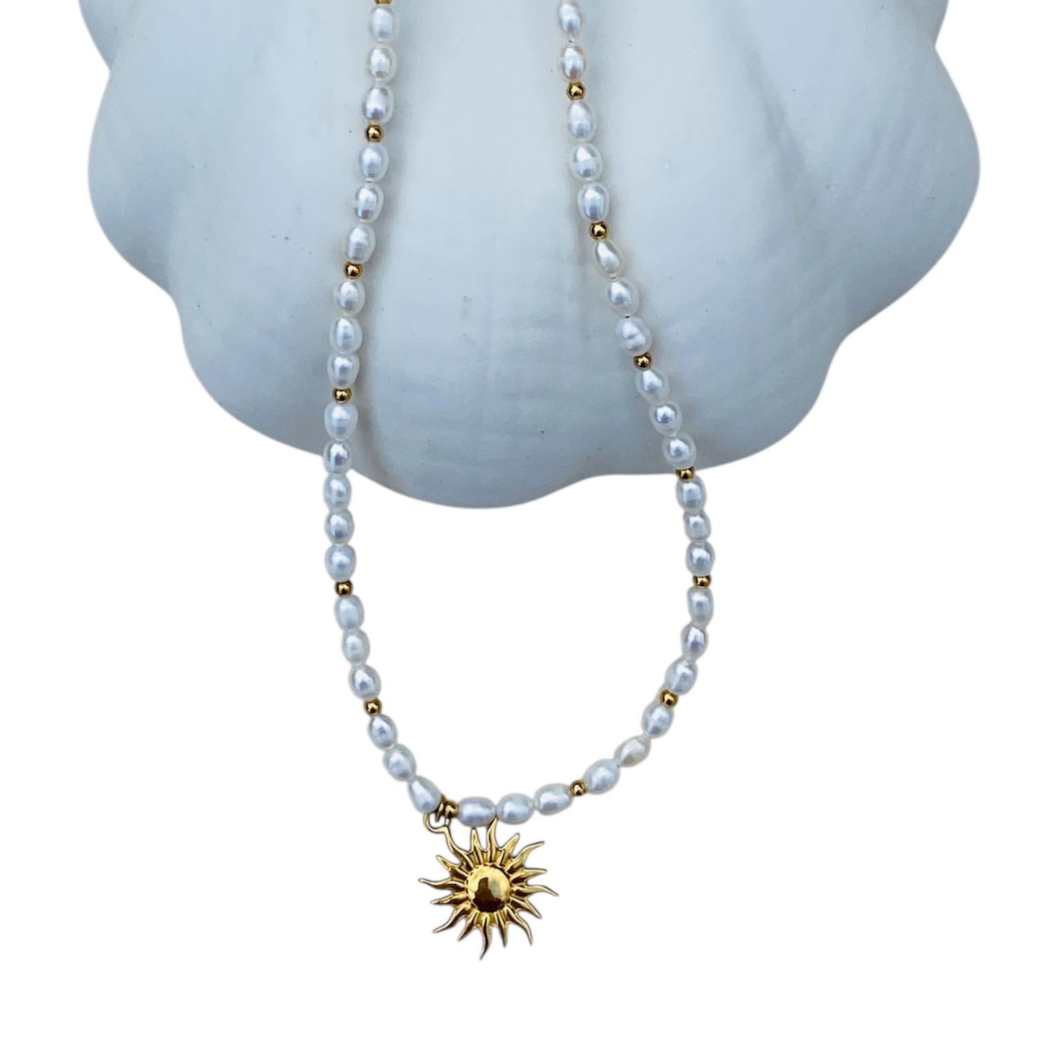 Sunstruck Pearl Necklace