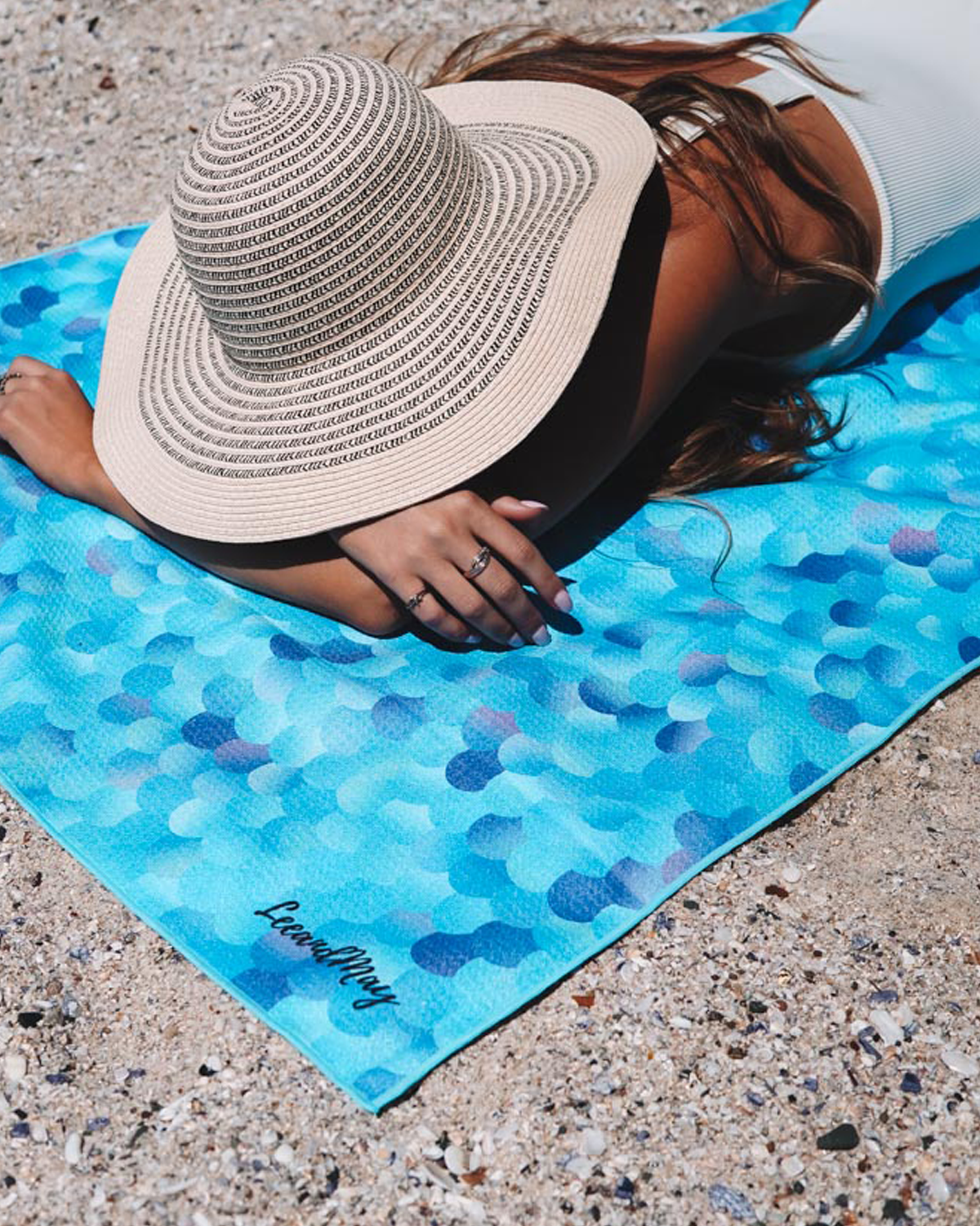 Mermaid | Sand Free, Light Weight Beach Towel | Lee and May