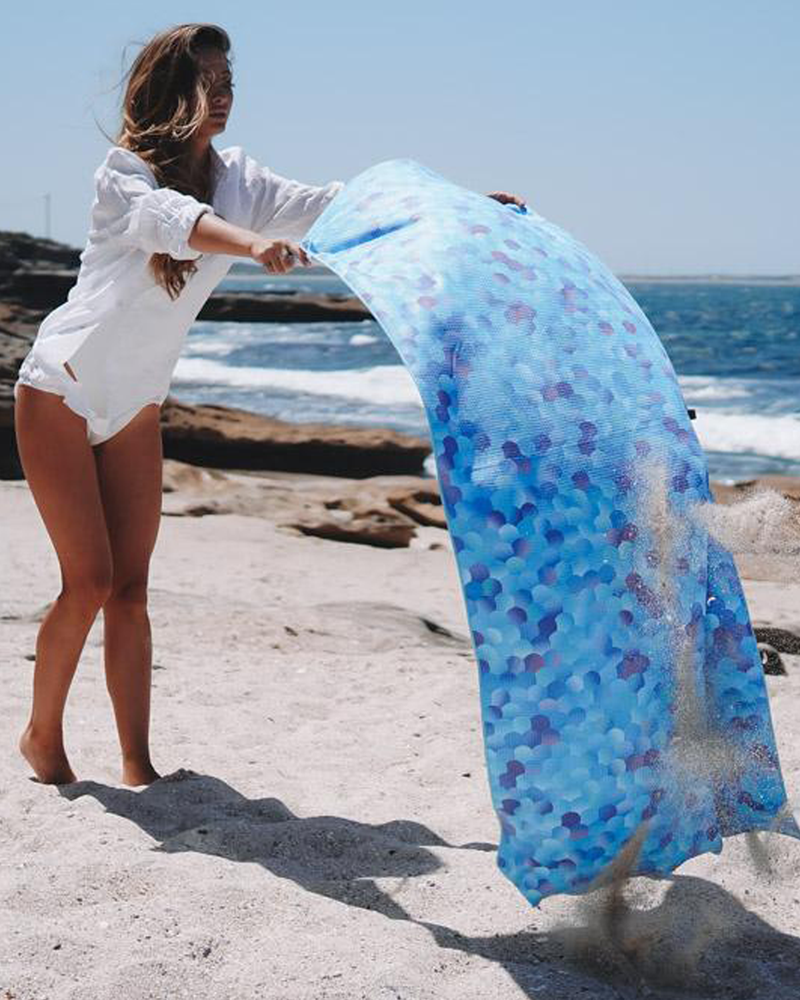 Mermaid | Sand Free, Light Weight Beach Towel | Lee and May