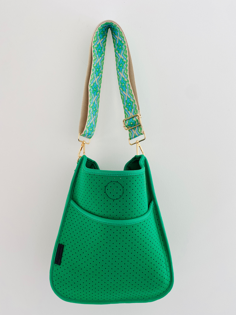 Emerald Green | Neoprene Cross Body Bag | Lee and May