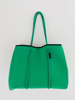 Emerald Green | Neoprene Tote Bag | Lee and May