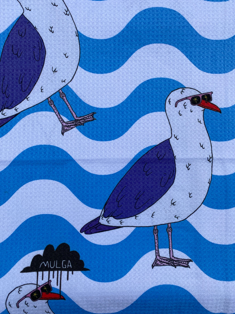 Greg the Seagull - Mulga Design | Sand Free Beach Towel | Lee and May