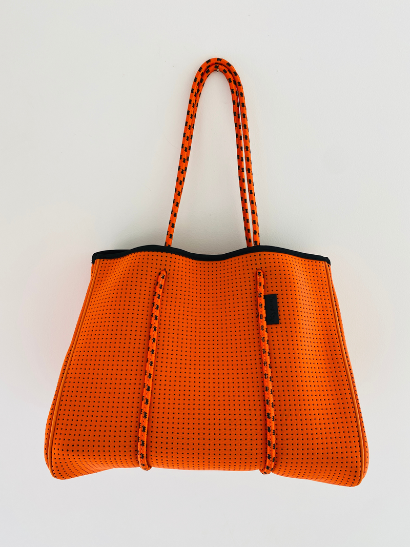 Sunset Orange | Neoprene Tote Bag | Lee and May