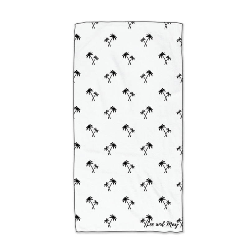 Palm Tree | Sand Free, Quick Dry, Compact Beach Towel | Lee and May