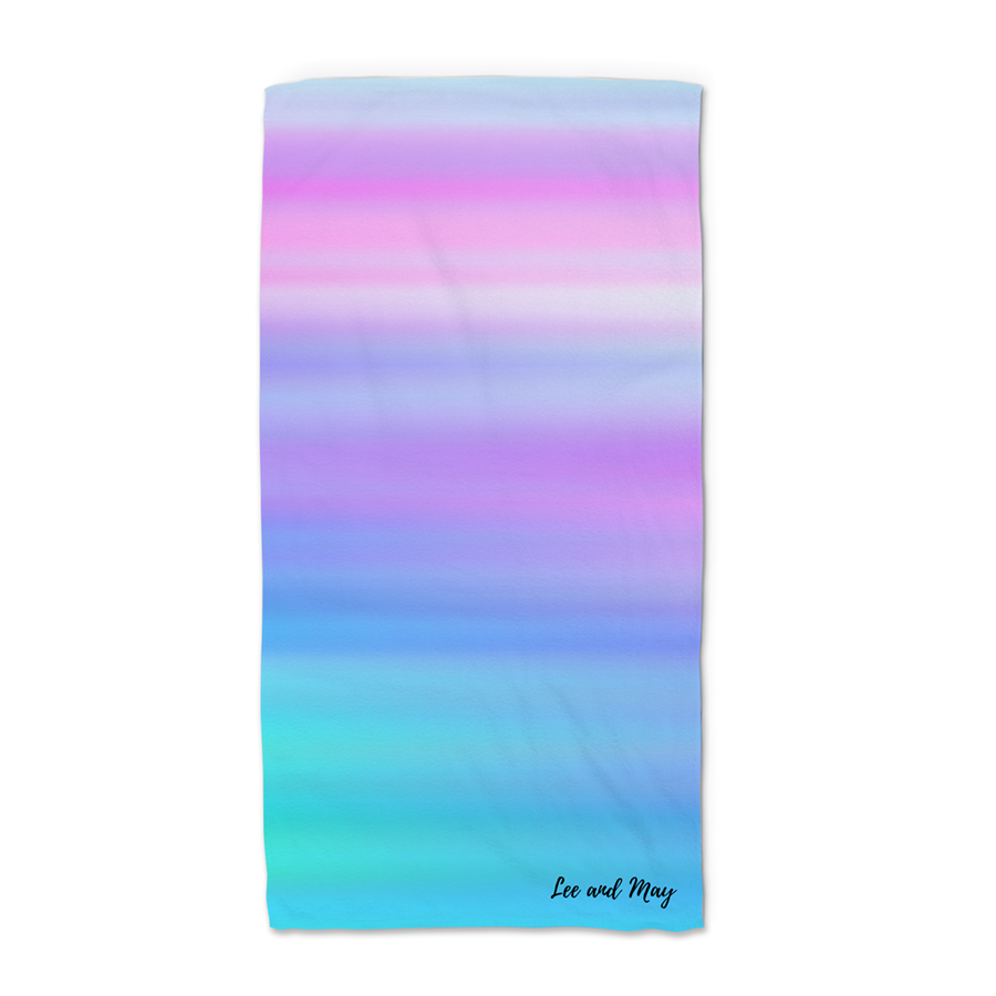 beach towel, lee and may